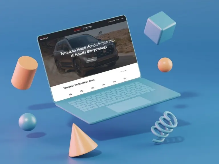 Website Marketing Honda Banyuwangi