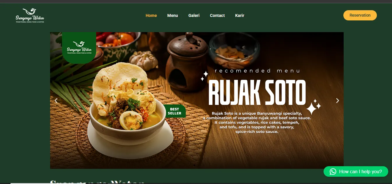 Galeri Website Srengenge Wetan