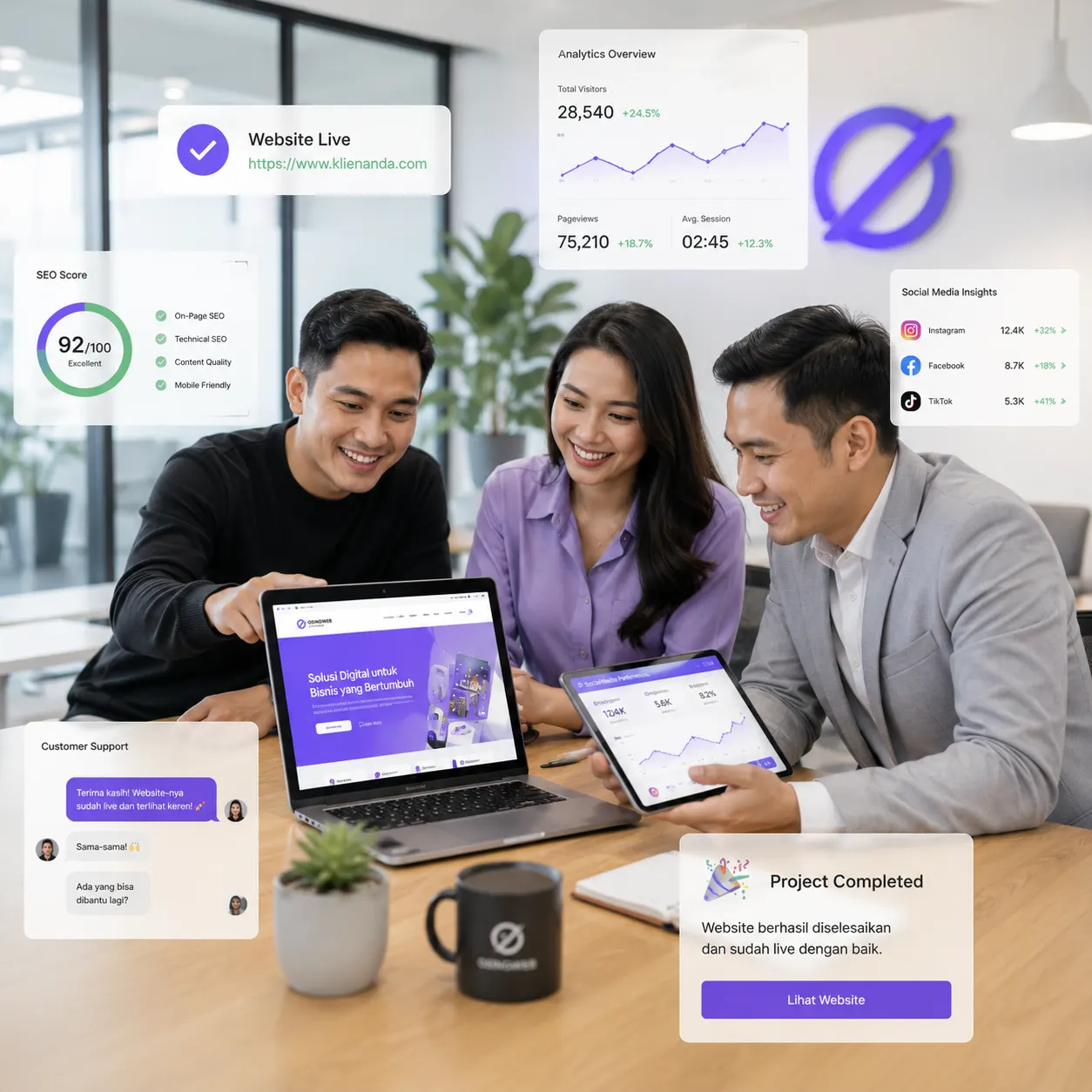 Portofolio Jasa Pembuatan Website Profesional 1