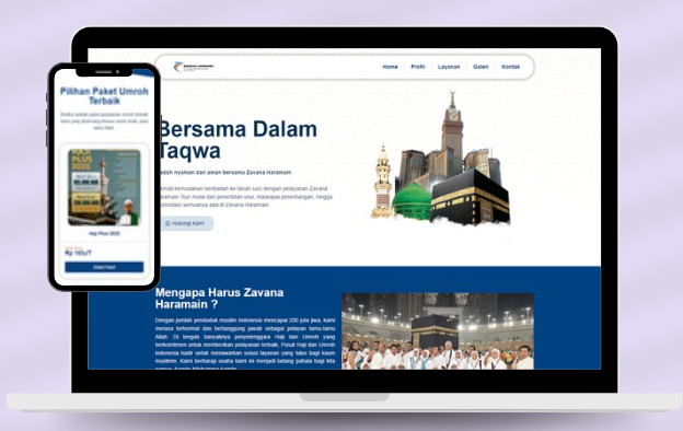Website Zavana Haramain