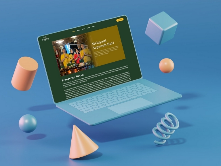 Website Company Profile Studio Interior Lokal