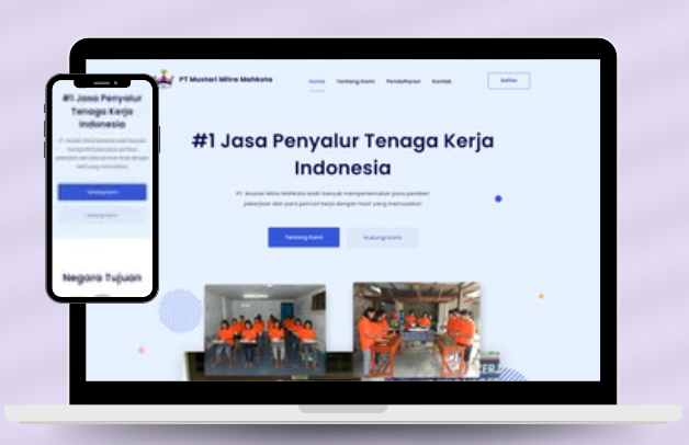 Website PT Mustari Mitra Mahkota
