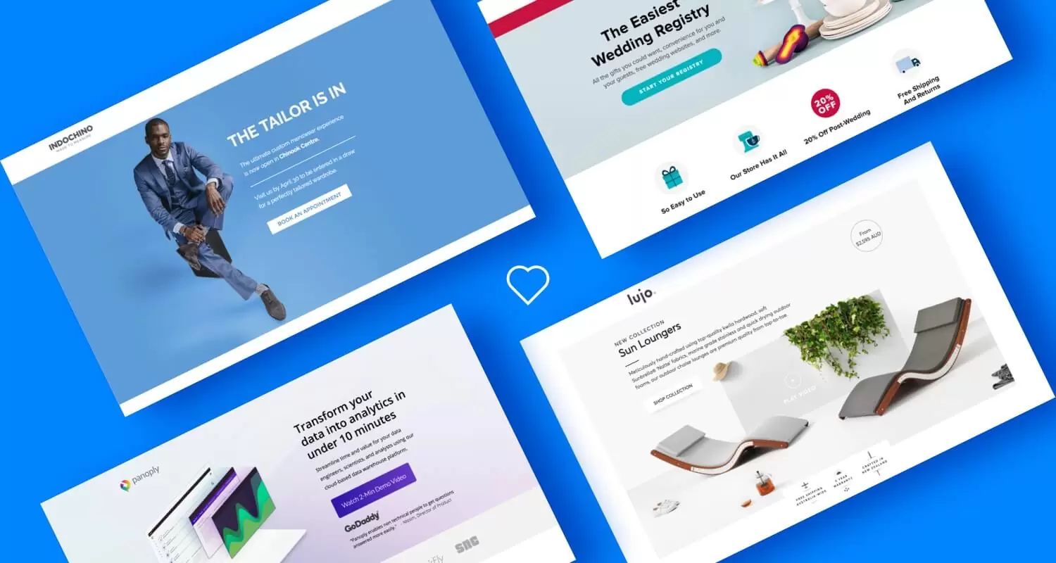 Preview layanan landing page untuk campaign dan promosi